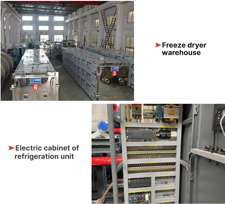 Freeze dryer warehouse scene. Scena skladišta sušilice za zamrzavanje.