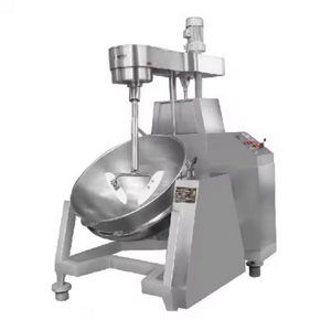 Commercial Electric Popcorn Maker Nut Stainless Steel Jam Cooker Pot/Sugar Cooking Jacket Kettle With Agitator/Fruit Jam Sandwich Pot Stir-frying Machine Planetary Cooking Pot