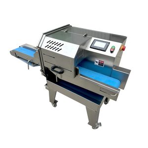 250 Automatic Meat Slicer Commercial Electric Meat Slicer Machine Automatic Fresh Frozen Meat Cutter with Square Design for Shawarma Cutting Meat Shops