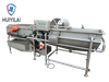 HUIYILAI Salad Electric Stainless Steel Vortex Fruit Cleaning Machine Cleaner Ozone Vegetable Washing Machine