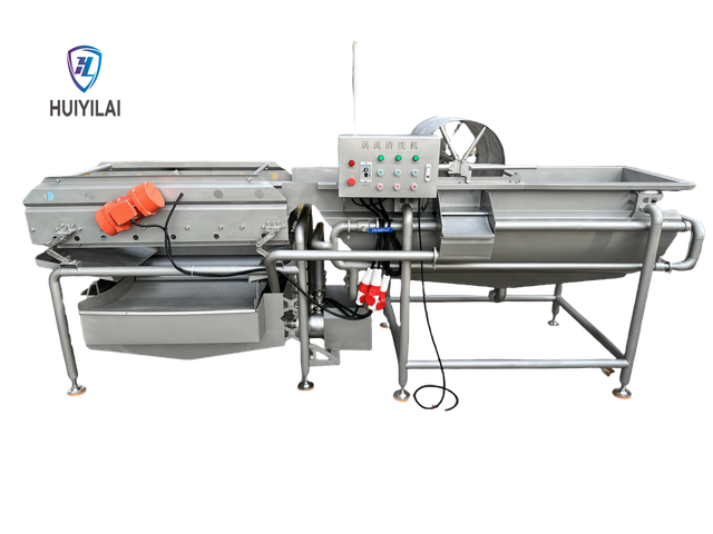 Vortex Cleaning Assembly Line For The Processing Of Root Vegetables