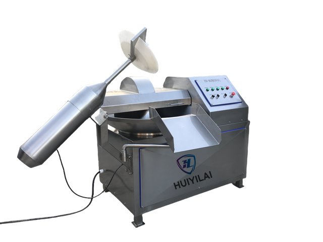 High Speed Industrial Bowl Meat Cutter Carrot Onion Beef Pork Meat Bowl Meat Chopper Machine With Automatic Loading
