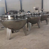 Food Processing 100-1000L Tilting Cooking Jacketed Kettle with Stir Gas Steam Electric Jacketed