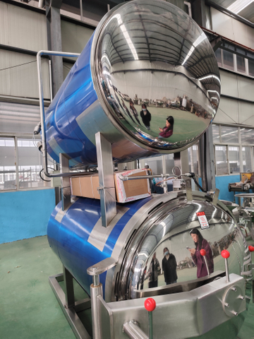 Automatic Steam Type Retort Autoclave Sterilizer Machine for Food Sterilizer