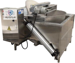 SU304 Automatic Temperature Control Batch Frying Machine Fryers Onion Oil Fryer Machine