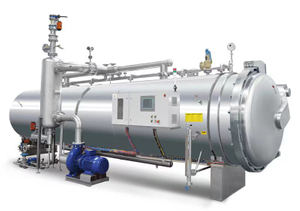 Canned Food Sterilizer Autoclave Packed Food Retort Machine Steam Water Bath Pet Food Sterilization Industrial Autoclave Steam Autoclave Retort