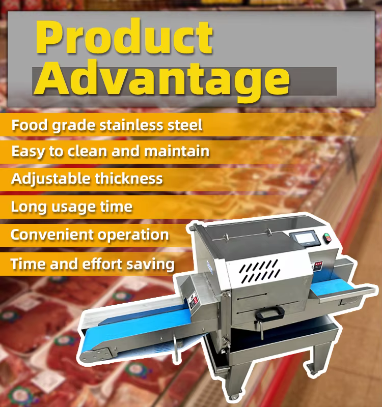 250 Automatic Meat Slicer Commercial Electric Meat Slicer Machine Advantage