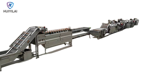 1000kg/h Fully-automatic French Frying Line for Potato Chips