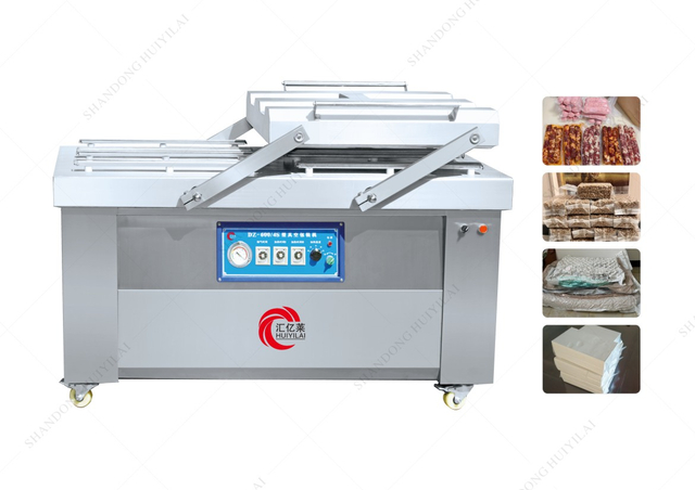 DZ 2S 800 700 600 Vacuum Packaging Machine Automatic Double Chamber Vacuum Packaging Machine For Seafood And Meat Products