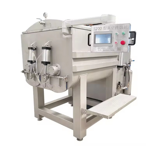 Commercial Automatic Vacuum Meat Mixer 304 Stainless Steel Electric Vegetable Stuffing Mixing Machine