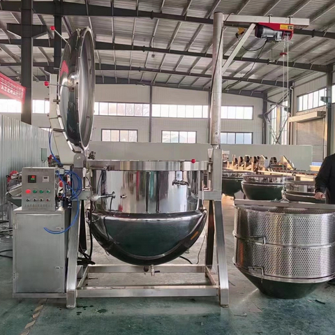 100-2000 Liters Automatic Steam Boiling Autoclave Meat Cooking Machine Industrial Electric Pressure Cooker Cooking Equipment Pot