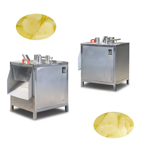 Hot Selling Commercial Fruit And Vegetable Slicer Cucumber And Banana Downward Pressure Slicer Sweet Potato And Radish Slicing Cutting Equipment Machine