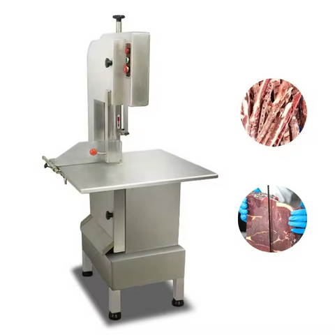 Machine For Sawing Bones Industrial Meat Bones Band Saw Bone Cutter Machine Stainless Steel Frozen Meat Fish Cutting Machine