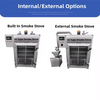 Multifunctional vertical truckload smokehouse 50-Type Stainless steel BBQ smoker
