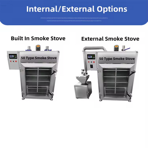 Multifunctional vertical truckload smokehouse 50-Type Stainless steel BBQ smoker