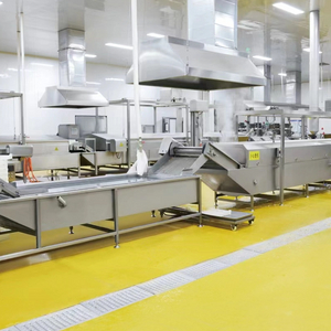 Large Nugget Fish Frying Line Chicken Peanut Fryer Machine Continuous Fryer Machine