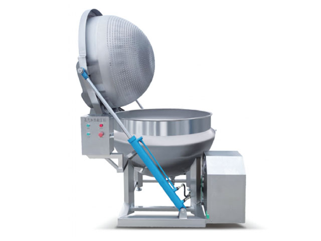 High Efficiency 200L/300L/400L Double Layers Large Electric/Steam Meat Jacket Kettle With Turning Basket