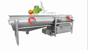 Industrial Ozone Vegetables Washing Machine Commercial Vortex Vegetable Washers