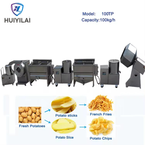 Fully Automatic French Fry/Potato Chip/Banana Chip Frying Assembly Line