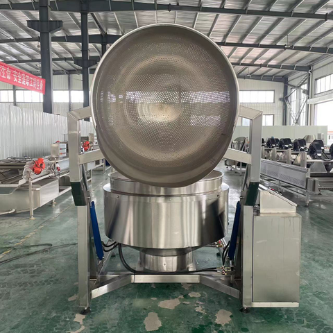 Industrial Cooking Pot 300L Steam/Gas/Electric Kettle Vegetable Blanching Pot Chicken Meat Cooking Pot