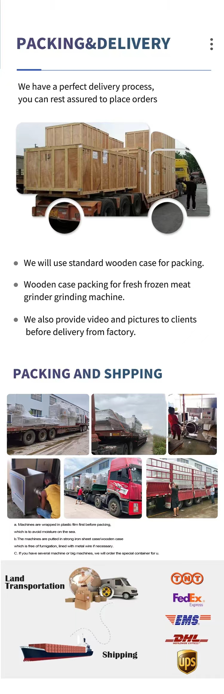 Meat Processing Machine Packing