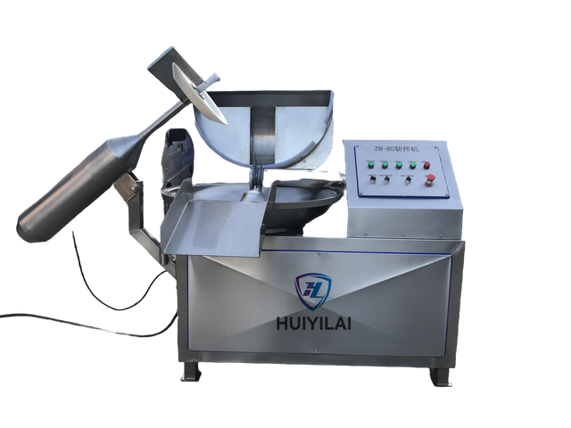 High Speed Industrial Bowl Meat Cutter Carrot Onion Beef Pork Meat Bowl Meat Chopper Machine With Automatic Loading