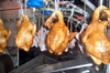 Chicken Continuous Hanging Type Frying Line Machinery/Automatic Food Deep Fryer Commercial