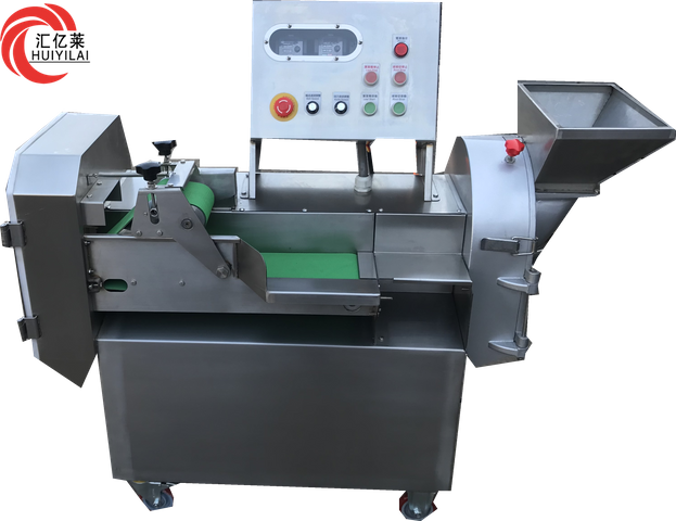 Electric Commercial Vegetable Slicer Shredder Dicer Chopper Cube Cutter Leaf Vegetable Cutting Machine