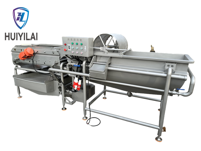 Vortex Cleaning Assembly Line For The Processing Of Root Vegetables