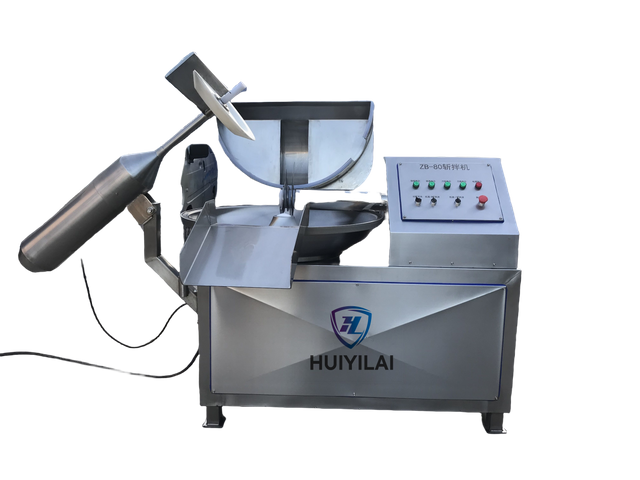 High Speed Frequency Conversion Chopper Food Cut Chop Sausage Chopper Machine Vegetables Meat Bowl Cutter Good Price