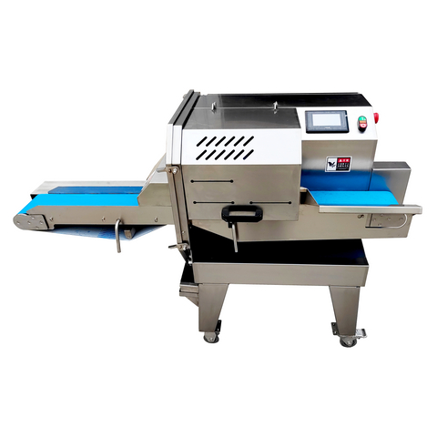 Cooked Meat Slicer Italian Retro Design Electric Meat Slicer High Capacity Commercial Butchery Machine Flywheel Bone Cutter for Cooked Meat