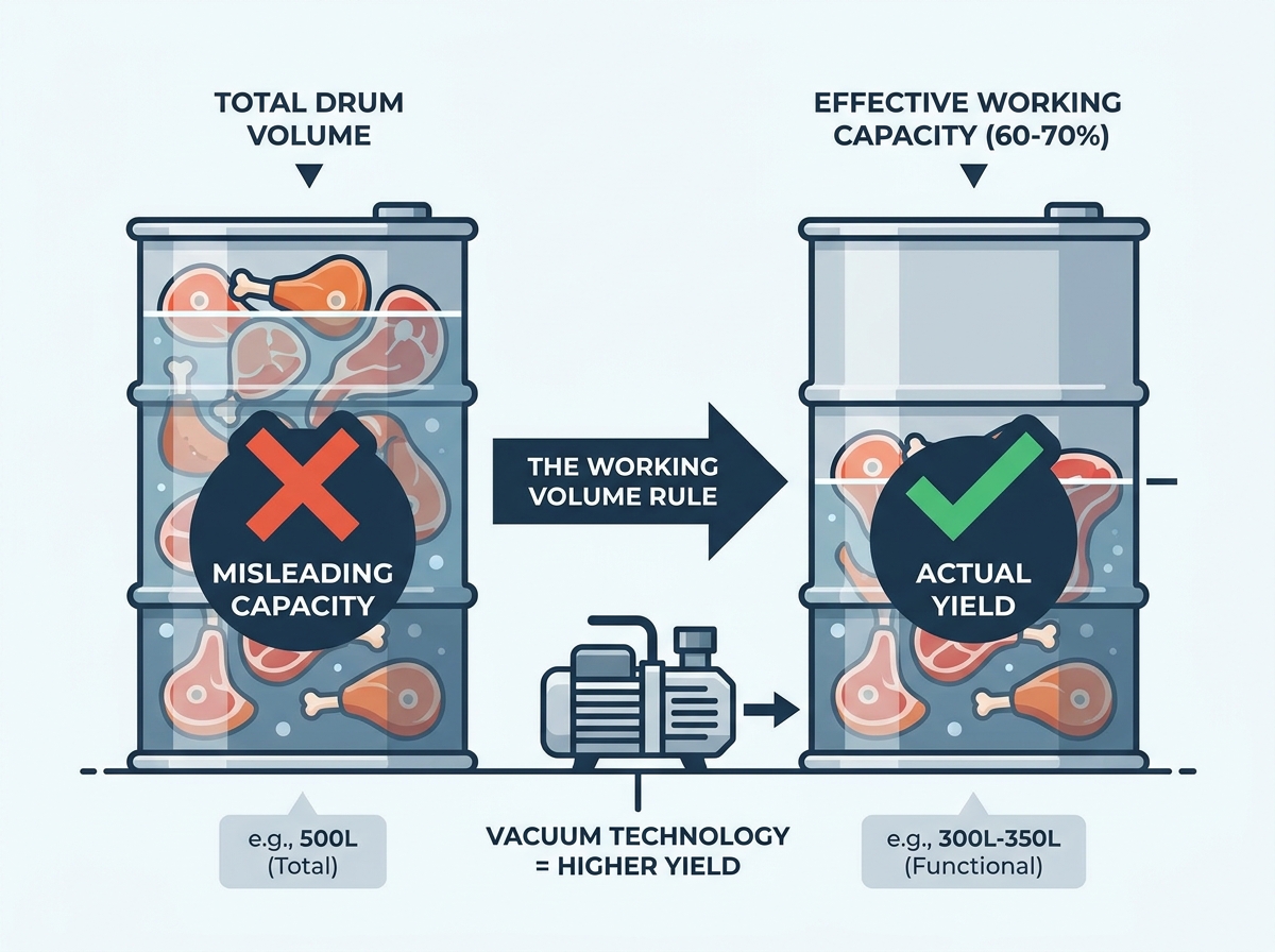 Commercial Meat Tumbler Machine